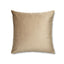 Ann Gish Taupe 22x22 Modern Velvet Pillow