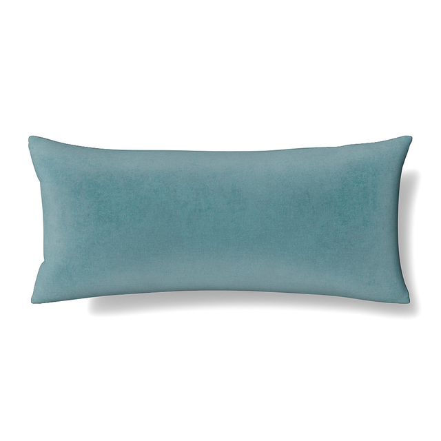 Ann Gish Amalfi Blue 36x16 Modern Velvet Pillow