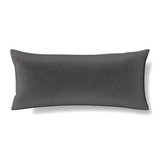 Ann Gish Charcoal 36x16 Modern Velvet Pillow