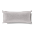 Ann Gish Silver 36x16 Modern Velvet Pillow