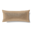 Ann Gish Taupe 36x16 Modern Velvet Pillow
