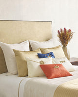 Ann Gish Navy 16x16 Embellished New Kingdom Pillow