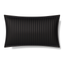 Ann Gish Charcoal 20x14 Charmeuse Channel Quilt Pillow