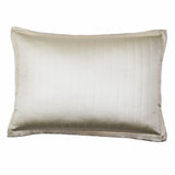 Ann Gish Ivory 20x14 Charmeuse Channel Quilt Pillow