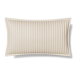 Ann Gish Ivory 20x14 Charmeuse Channel Quilt Pillow