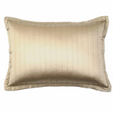 Ann Gish Pumice 20x14 Charmeuse Channel Quilt Pillow