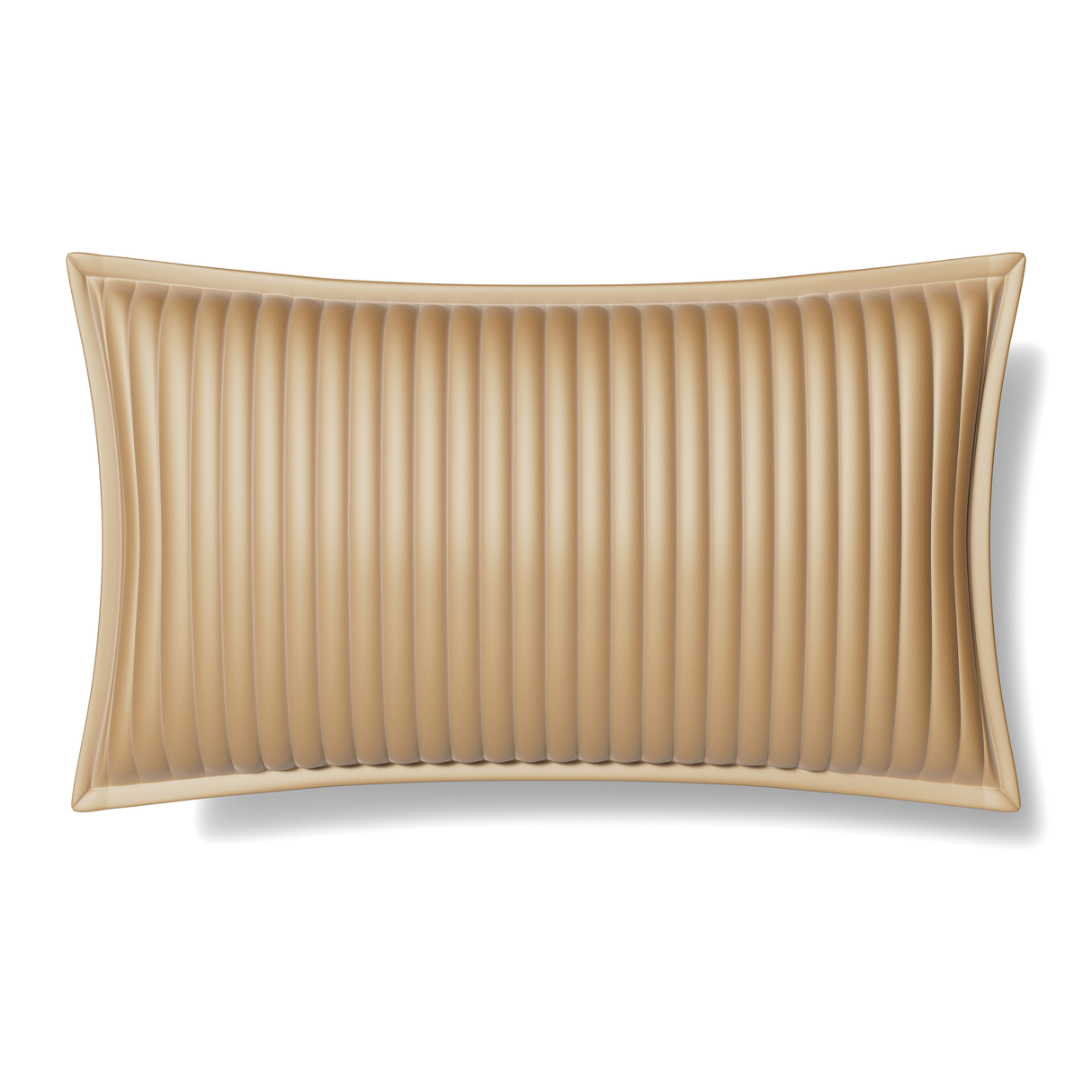 Ann Gish Sand 20x14 Charmeuse Channel Quilt Pillow