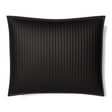 Ann Gish Charcoal 36x30x2.5 Charmeuse Channel Quilt Pillow