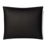 Ann Gish Charcoal 36x30x2.5 Charmeuse Channel Quilt Pillow