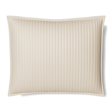 Ann Gish Ivory 36x30x2.5 Charmeuse Channel Quilt Pillow