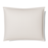 Ann Gish White 36x30x2.5 Charmeuse Channel Quilt Pillow