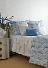 Ann Gish Blues 24x24 Nazar Pillow