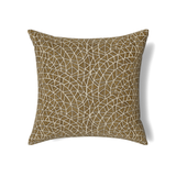 Ann Gish Gold/Charcoal 24x24 Ornament Pillow