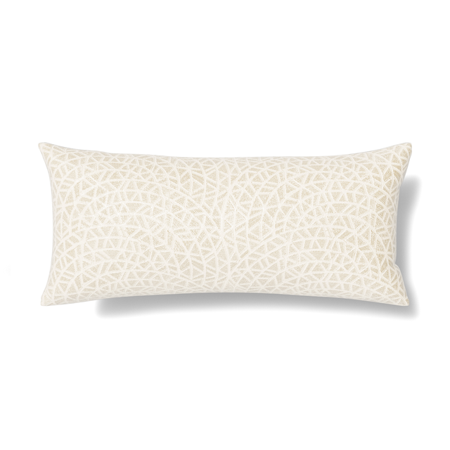 Ann Gish Bone/Bone 36x16 Ornament Pillow
