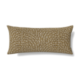 Ann Gish Gold/Charcoal 36x16 Ornament Pillow