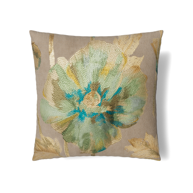 Ann Gish Azure 20x20 Opium Pillow