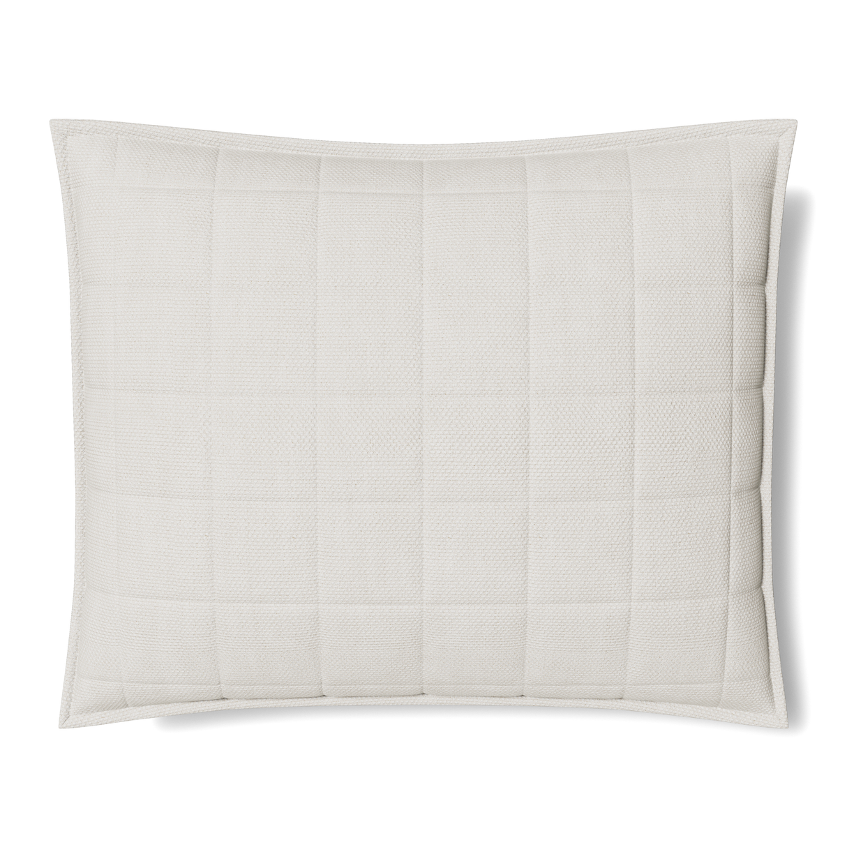 Ann Gish White 36x30x2.5 Panama Pillow