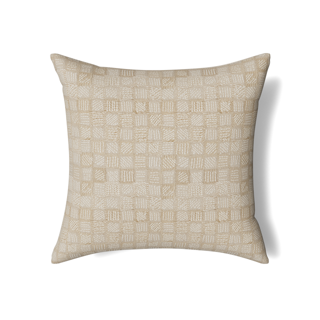 Ann Gish Flax 24x24 Qasaba Pillow