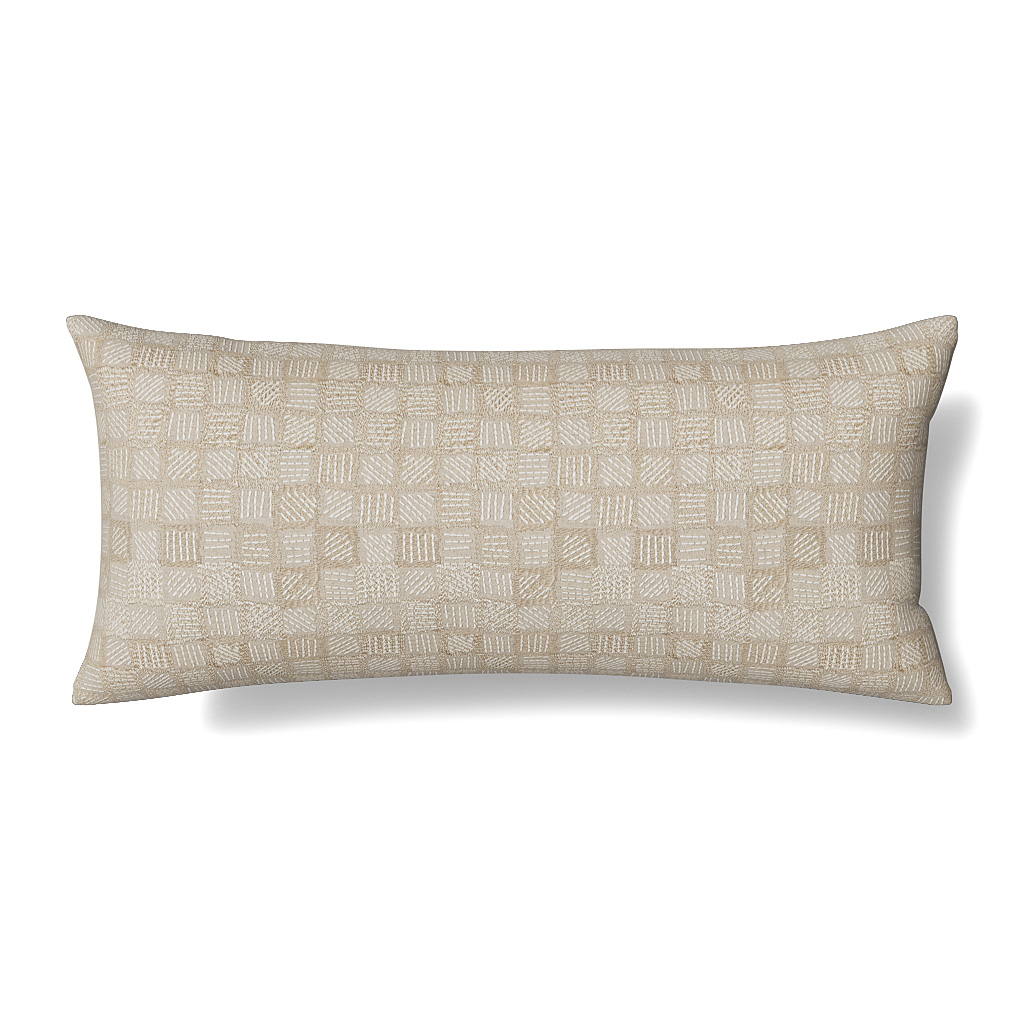 Ann Gish Flax 36x16 Qasaba Pillow