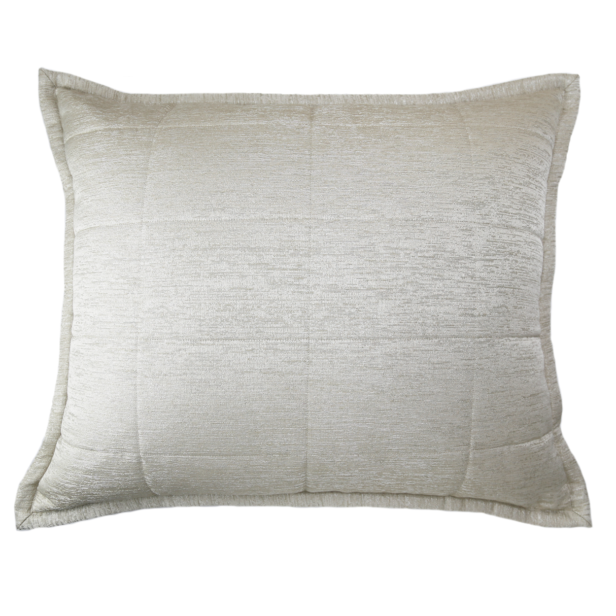 Ann Gish Pumice 30x25x2.5 Stria Quilted Pillow