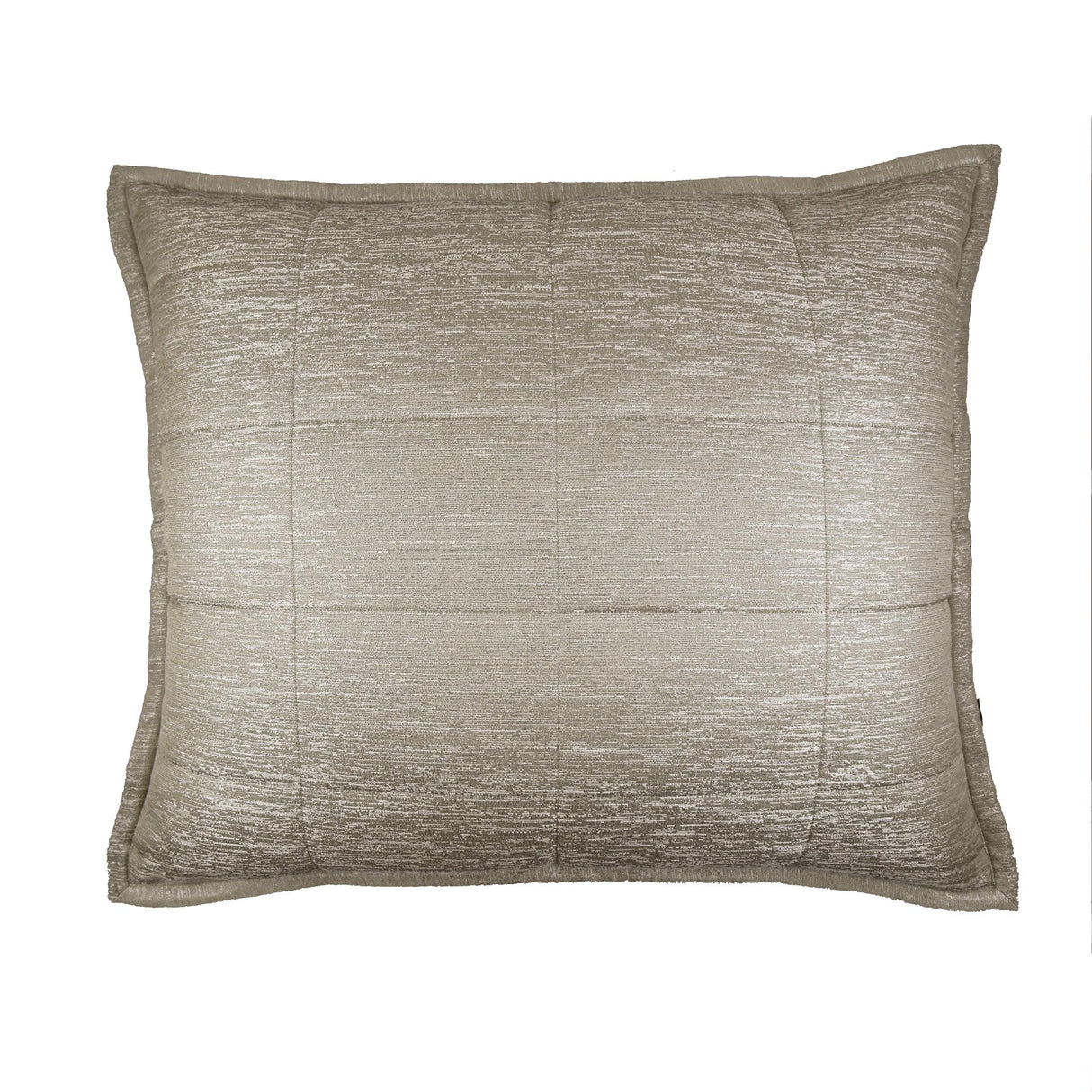 Ann Gish Bronze 30x25x2.5 Stria Quilted Pillow