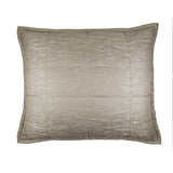 Ann Gish Bronze 36x25x2.5 Stria Quilted Pillow