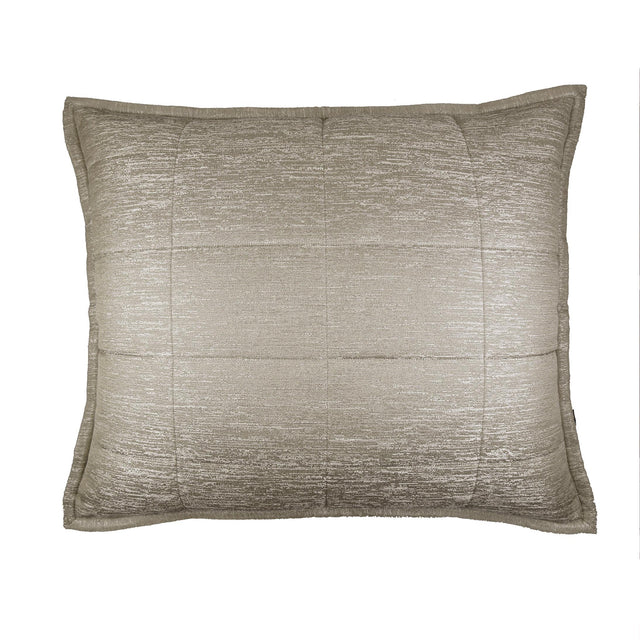 Ann Gish Bronze 36x25x2.5 Stria Quilted Pillow