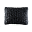 Ann Gish Black 20x14 Ribbon Knit Pillow