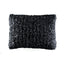 Ann Gish Black 20x14 Ribbon Knit Pillow