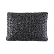 Ann Gish Charcoal 20x14 Ribbon Knit Pillow