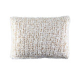 Ann Gish Cream 20x14 Ribbon Knit Pillow