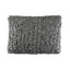 Ann Gish Dark Grey 20x14 Ribbon Knit Pillow