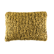 Ann Gish Gold 20x14 Ribbon Knit Pillow