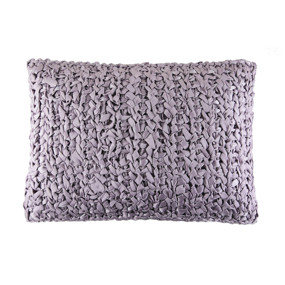 Ann Gish Lilac 20x14 Ribbon Knit Pillow