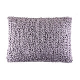 Ann Gish Lilac 20x14 Ribbon Knit Pillow