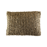 Ann Gish Mink 20x14 Ribbon Knit Pillow