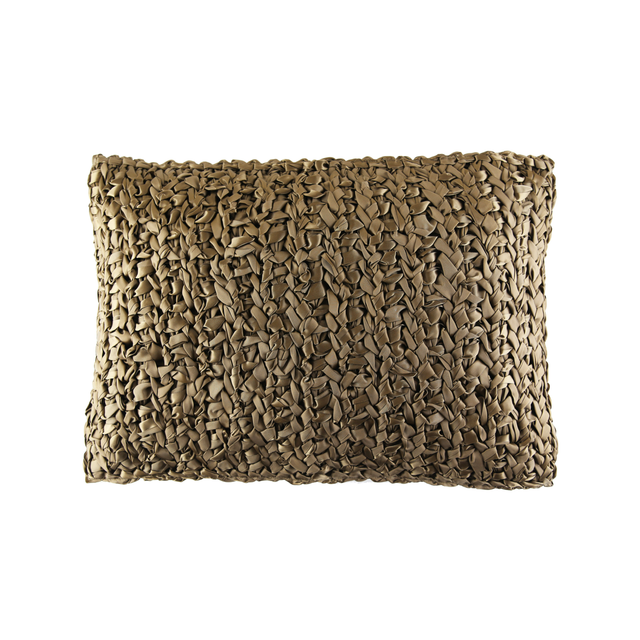 Ann Gish Mink 20x14 Ribbon Knit Pillow