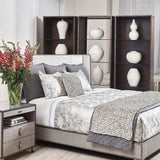 Ann Gish Silver 20x14 Ribbon Knit Pillow