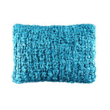 Ann Gish Turquoise 20x14 Ribbon Knit Pillow