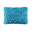 Ann Gish Turquoise 20x14 Ribbon Knit Pillow