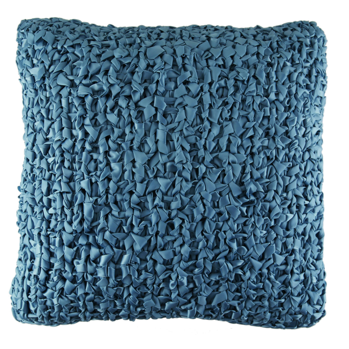 Ann Gish Azure 20x20 Ribbon Knit Pillow