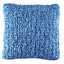 Ann Gish Blue 20x20 Ribbon Knit Pillow