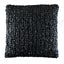 Ann Gish Black 20x20 Ribbon Knit Pillow