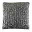 Ann Gish Dark Grey 20x20 Ribbon Knit Pillow