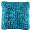 Ann Gish Turquoise 20x20 Ribbon Knit Pillow