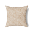 Ann Gish Taupe 24x24 Retortoli Pillow