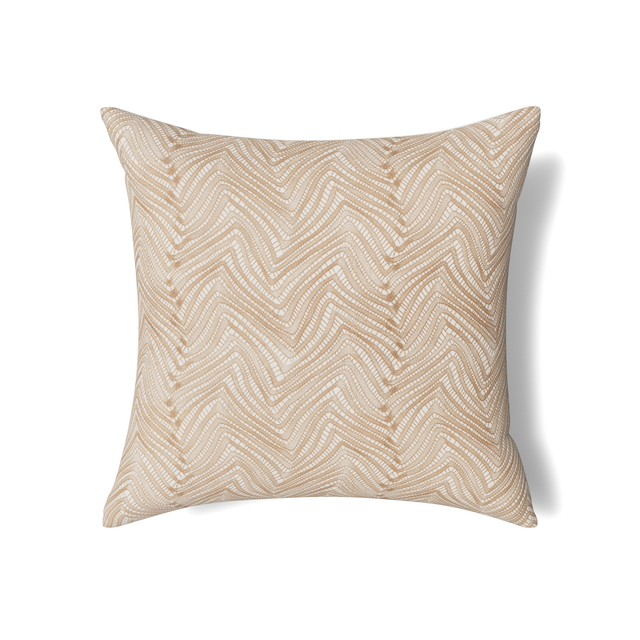 Ann Gish Taupe 24x24 Retortoli Pillow