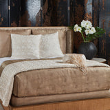Ann Gish Soft Gold 24x24 La Sirene Pillow