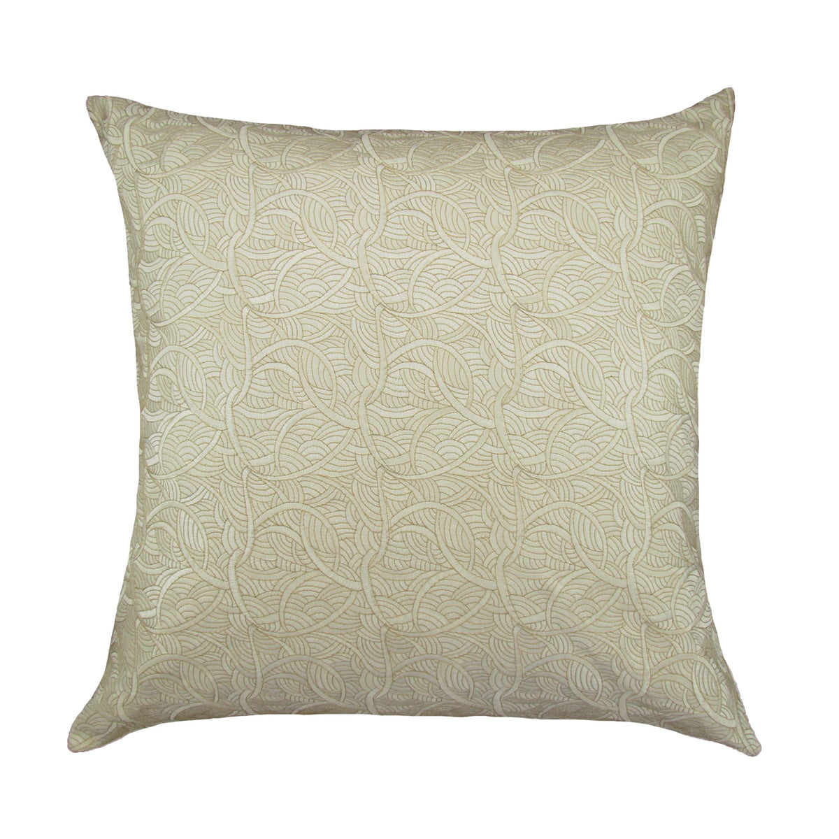 Ann Gish Soft Gold 24x24 La Sirene Pillow
