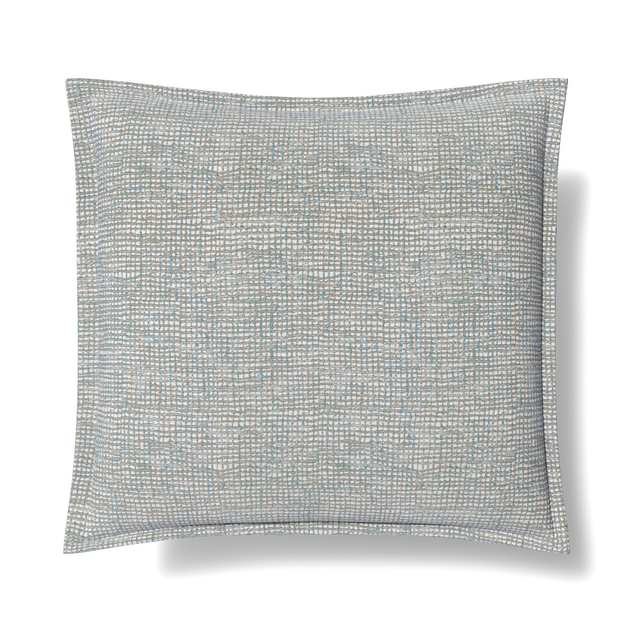 Ann Gish Aqua/Gold 22x22 Screen Pillow
